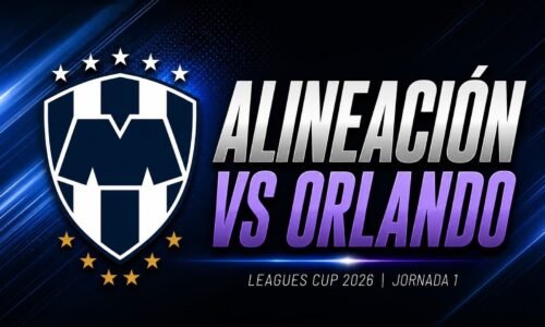 Alineación de Monterrey vs Orlando City Leagues Cup 2026