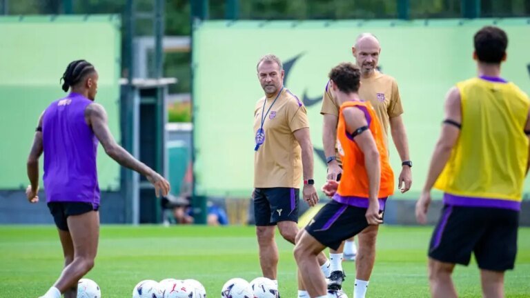 Alineación probable del Barcelona ante el Elche: un rompecabezas para Flick