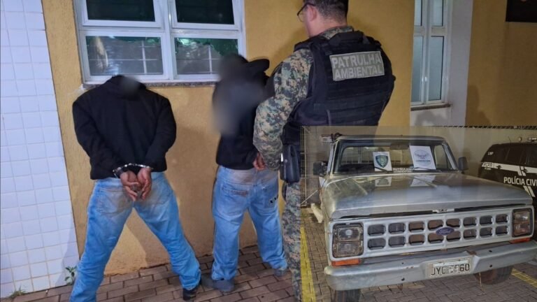 Caminhonete furtada em Cascavel é interceptada na BR-163; dupla é presa pela GM