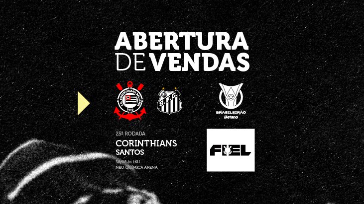 Corinthians x Santos – 30/08 – Brasileirão 2026