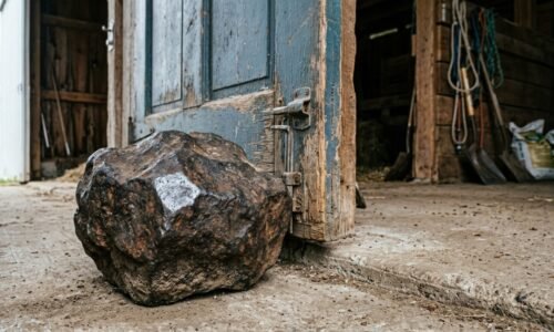 Durante décadas, um agricultor usou uma pedra como peso no portão até descobrir que era um meteorito raríssimo avaliado em US$ 100 mil