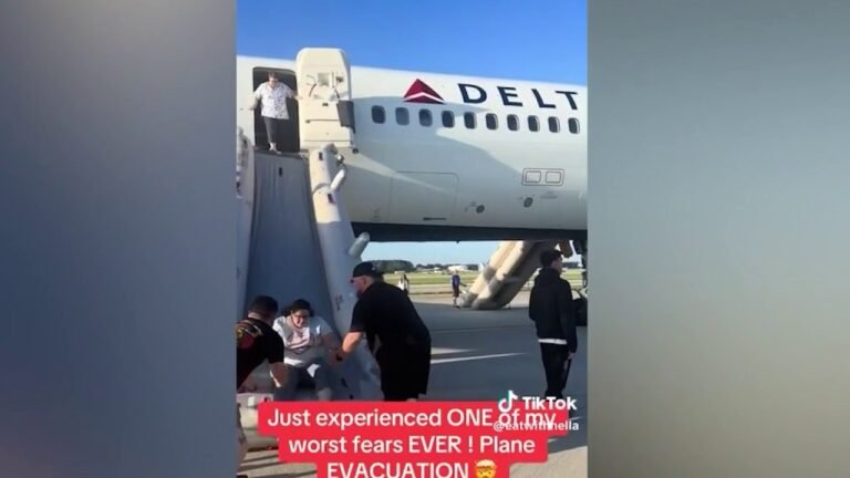 Emergency return: 200 passengers evacuate Delta flight in Atlanta