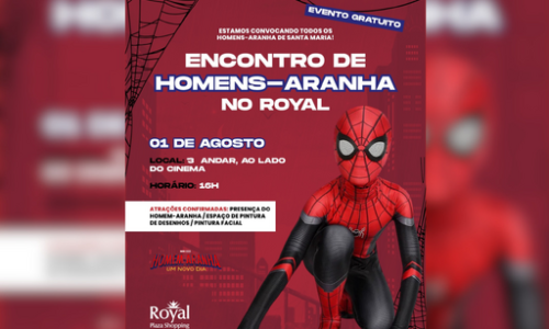 Encontro de Homens-Aranha reunirá fãs com atrações gratuitas neste sábado em Santa Maria