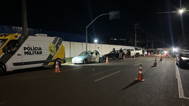Fiscalização aborda 350 pessoas e autua 27 condutores por embriaguez em Cascavel