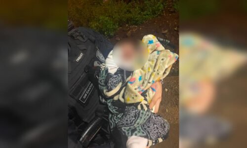Guarda Municipal localiza bebê de 25 dias levado pelo pai após ocorrência de violência doméstica