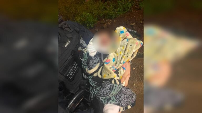 Guarda Municipal localiza bebê de 25 dias levado pelo pai após ocorrência de violência doméstica