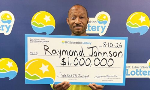 Harnett County man will buy house after $1M lottery scratch-off win