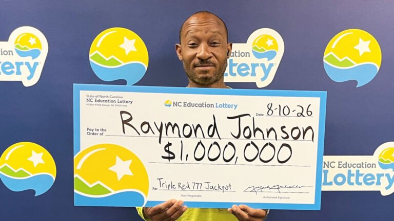 Harnett County man will buy house after $1M lottery scratch-off win