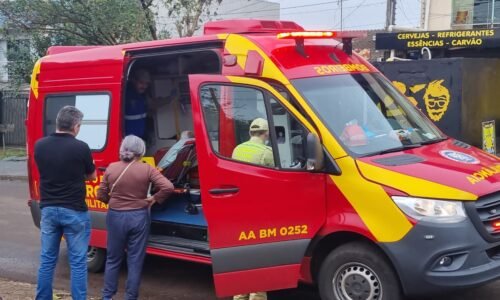 Idoso sofre queda após mal-estar e sofre corte na nuca no bairro Neva