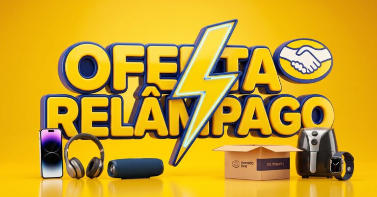 Ofertas relâmpago! 7 oportunidades para aproveitar agora no Mercado Livre – a partir de R$ 18!
