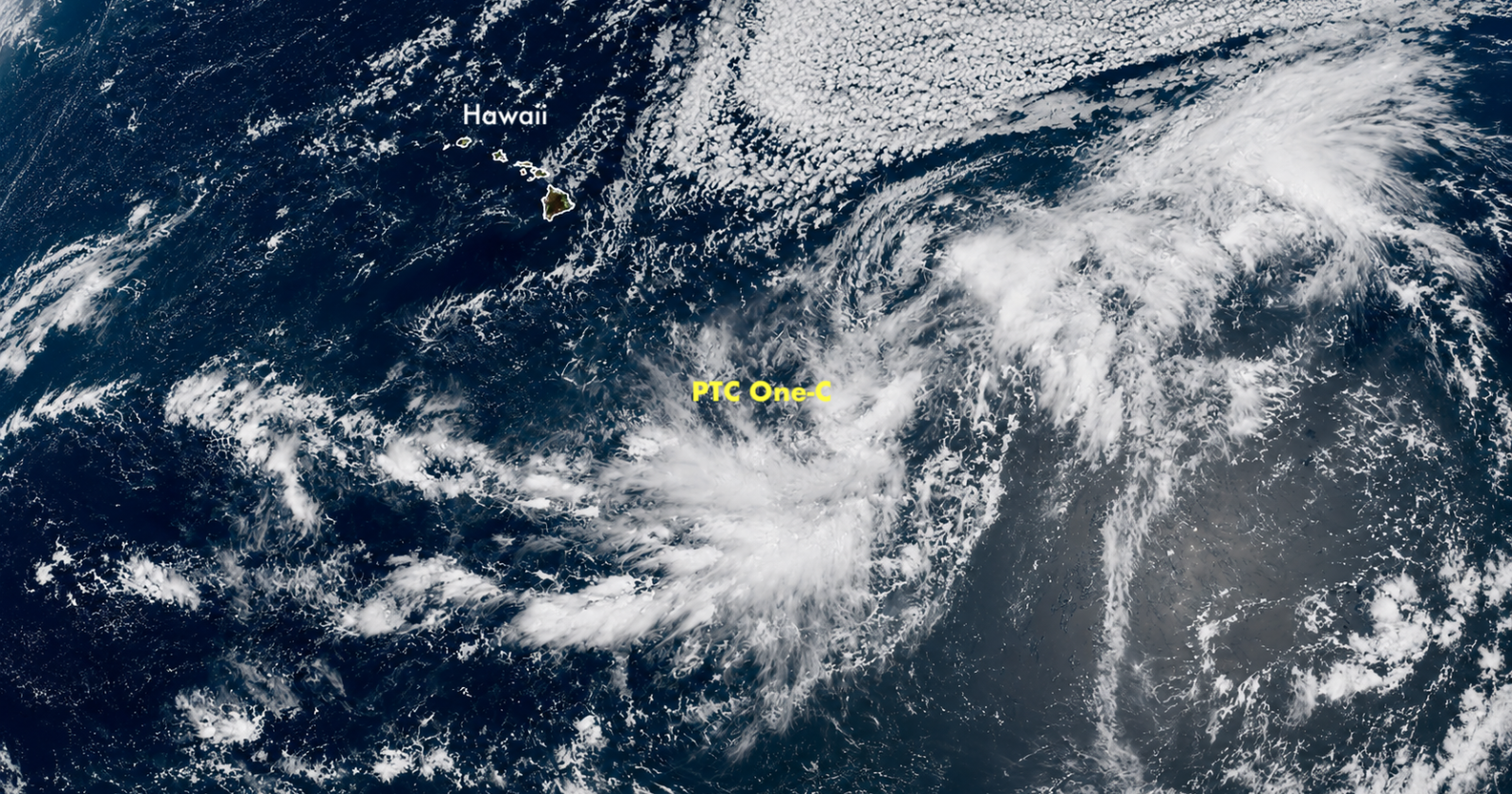 PTC One-C heads toward Hawaii; life-threatening floods possible » Yale Climate Connections