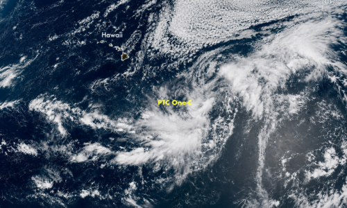 PTC One-C heads toward Hawaii; life-threatening floods possible » Yale Climate Connections