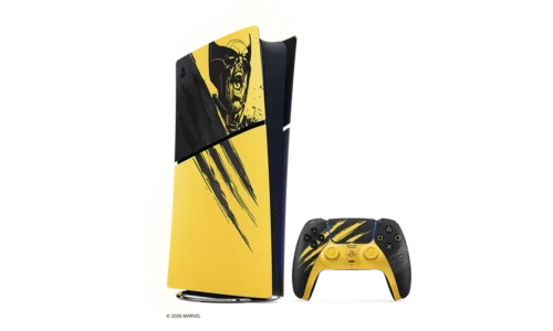 Pacote de console e acessórios de edição limitada Marvel's Wolverine