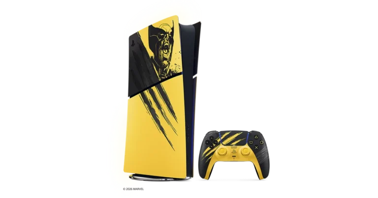 Pacote de console e acessórios de edição limitada Marvel's Wolverine