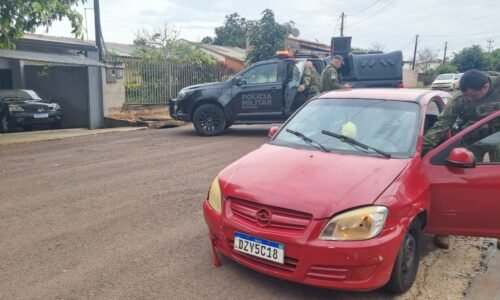 Polícia Militar e PF realizam apreensão após perseguição na BR-277 e XIV de Novembro