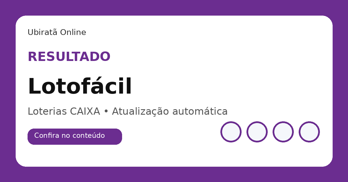 Resultado da Lotofácil concurso 3757