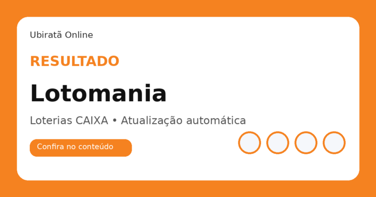 Resultado da Lotomania concurso 2961