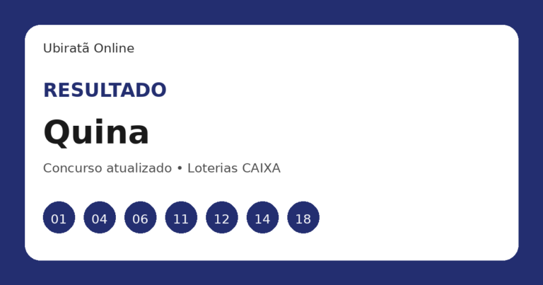 Resultado da Quina concurso 7085 — confira as dezenas sorteadas