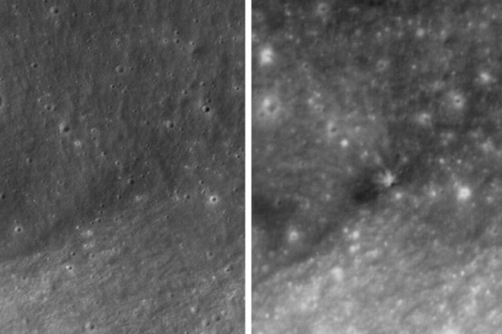 Satellite takes pictures of crash site after SpaceX rocket hits the moon