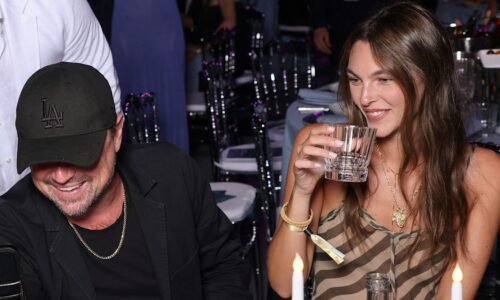 Tobey Maguire joins Leonardo DiCaprio and Vittoria Ceretti for stylish Ibiza lunch