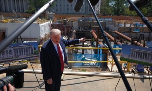 Trump asks Supreme Court to let him build ballroom, citing national security needs and architectural values