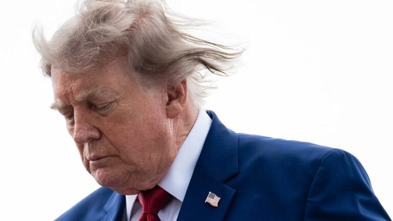 Trump's approval rating hits new lows in latest poll