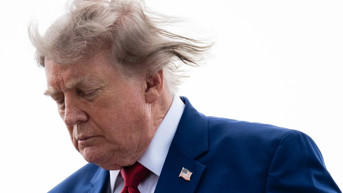 Trump's approval rating hits new lows in latest poll