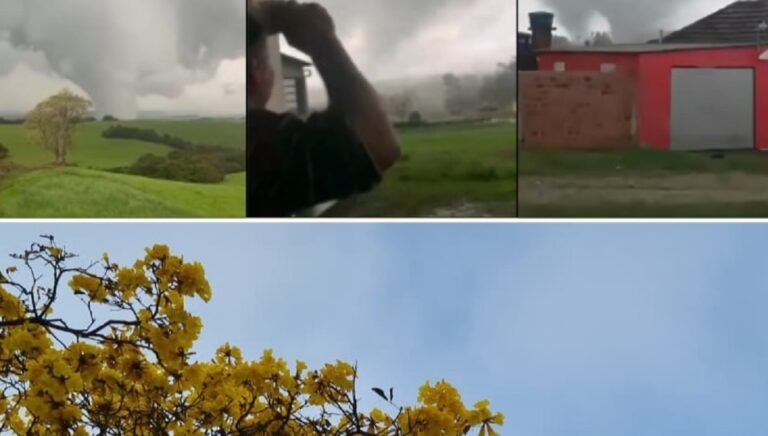 VÍDEO: Com tornado no RS e alerta máximo no RJ, Oeste do Paraná mantém atenção para tempestades