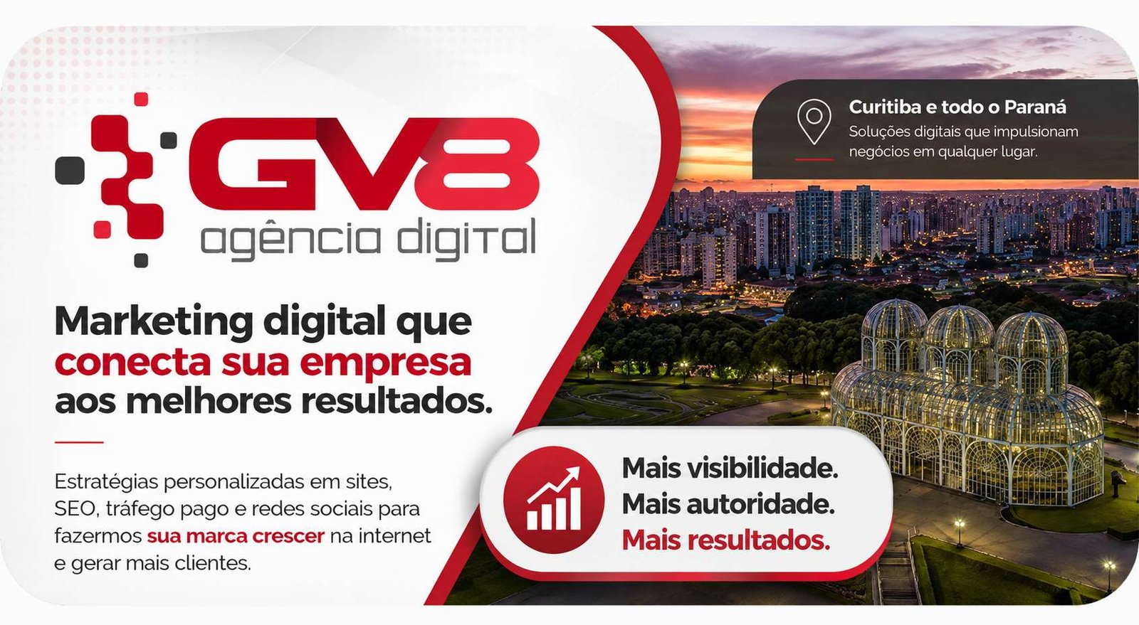 O cenário empresarial do Paraná passou por uma grande transformação nos últimos anos. Com o crescimento do comércio eletrônico, das redes sociais, da publicidade online e das novas tecnologias, investir em marketing digital deixou de ser uma alternativa para se tornar uma necessidade para empresas que desejam conquistar novos clientes e aumentar sua presença no mercado.