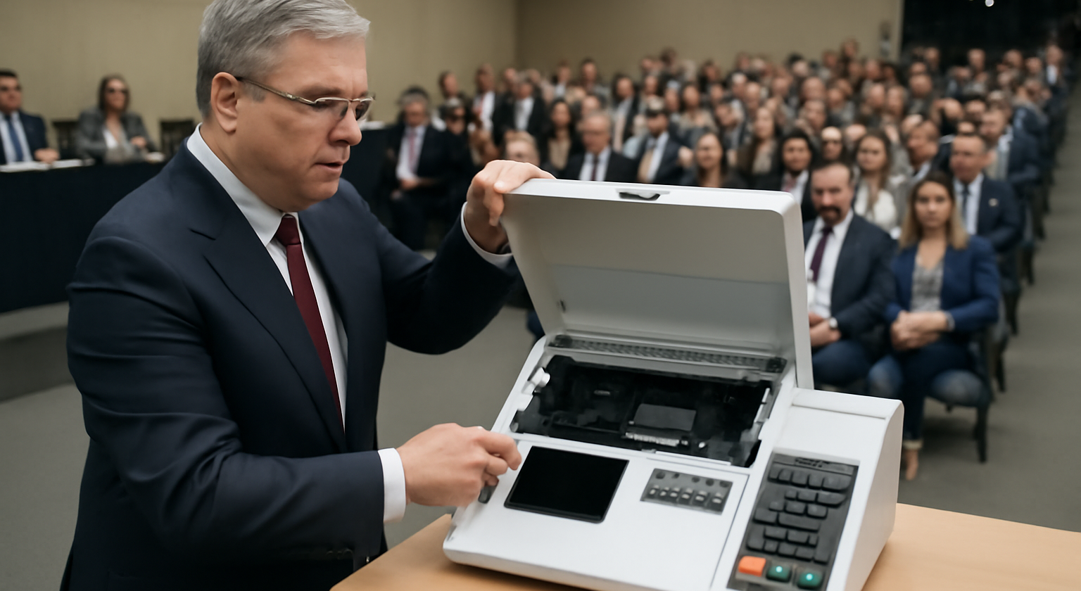 Ministro Nunes Marques destaca transparência ao abrir urnas eletrônicas no TSE em Brasília
