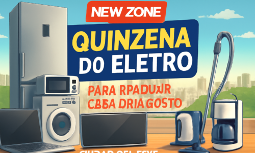 Imagem horizontal representando New Zone lança Quinzena do Eletro para renovar a casa