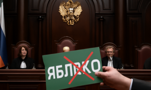 Imagem representando a suprema corte rússia bane o partido Yabloko