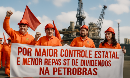 Imagem representando petroleiros apresentam plataforma maior controle estatal e menor repasse de dividendos