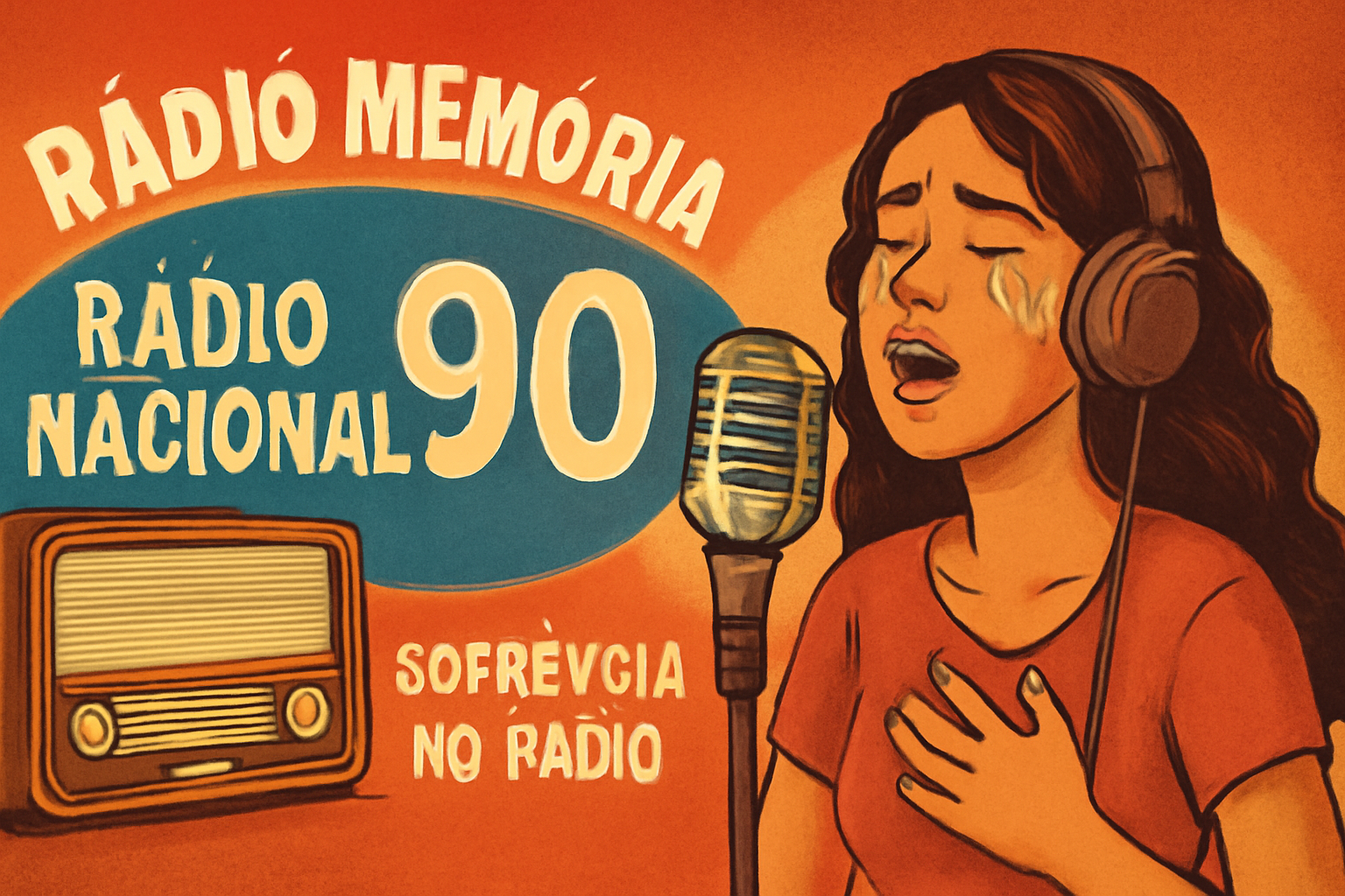 Capa horizontal representando Rádio Memória celebra 90 anos da Rádio Nacional