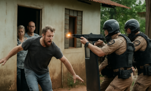 Imagem ilustrativa de homem surto que manteve idosos reféns durante intervenção policial