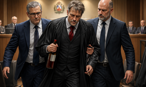 Ilustração representando desembargadores confirmam afastamento imediato de juiz no TJ-MG