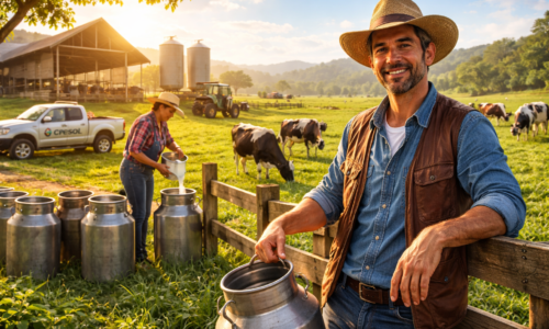 Produtor Minas Gerais amplia produção leiteira em fazenda com vacas e equipamentos