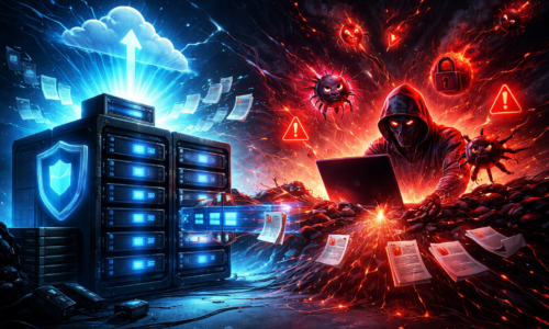 Imagem que ilustra que backup tradicional não basta contra ataques modernos