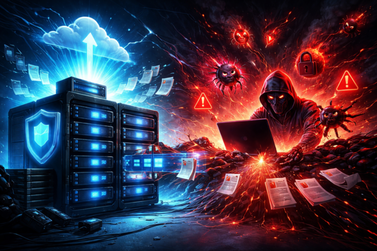 Imagem que ilustra que backup tradicional não basta contra ataques modernos