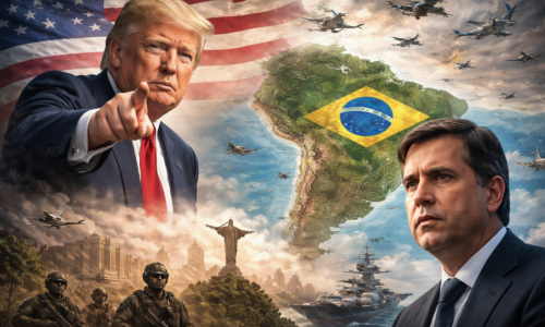 Imagem representando Amorim afirma que vídeo do governo Trump mira o Brasil