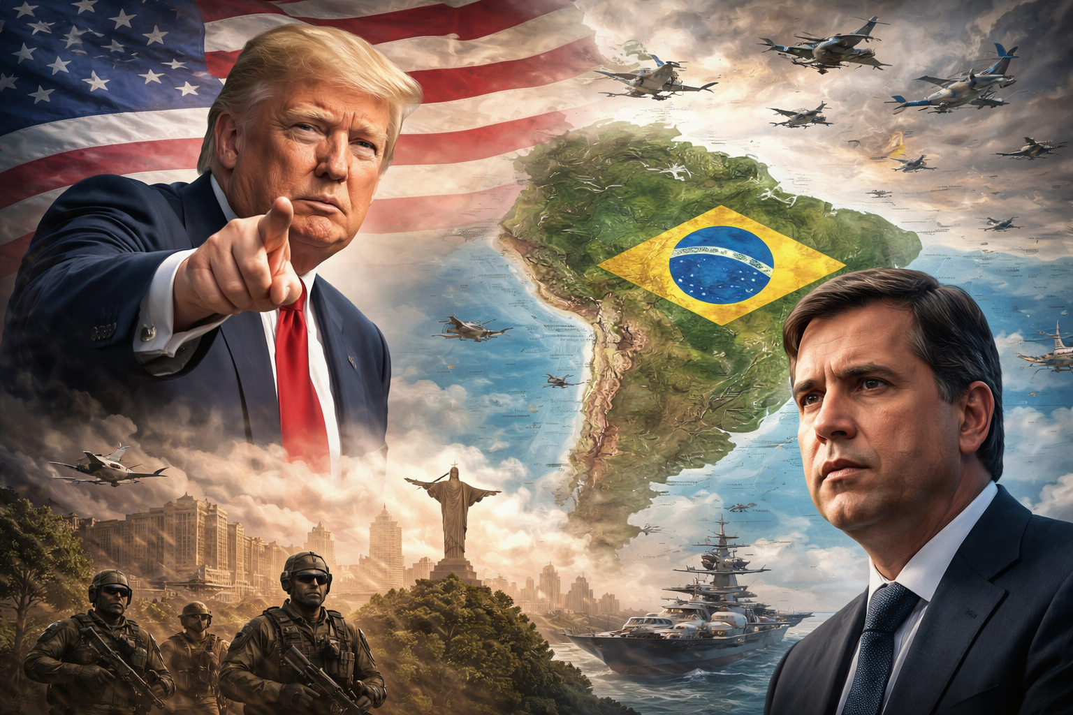 Imagem representando Amorim afirma que vídeo do governo Trump mira o Brasil