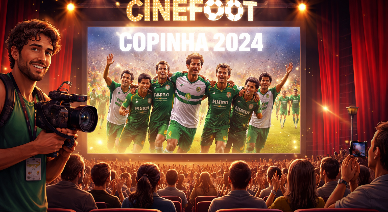 Imagem horizontal representando copinha 2024 ganha destaque no Cinefoot, sem textos