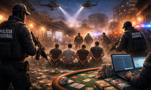 Imagem representando a operação arena mira grupo suspeito de crimes financeiros em vários estados
