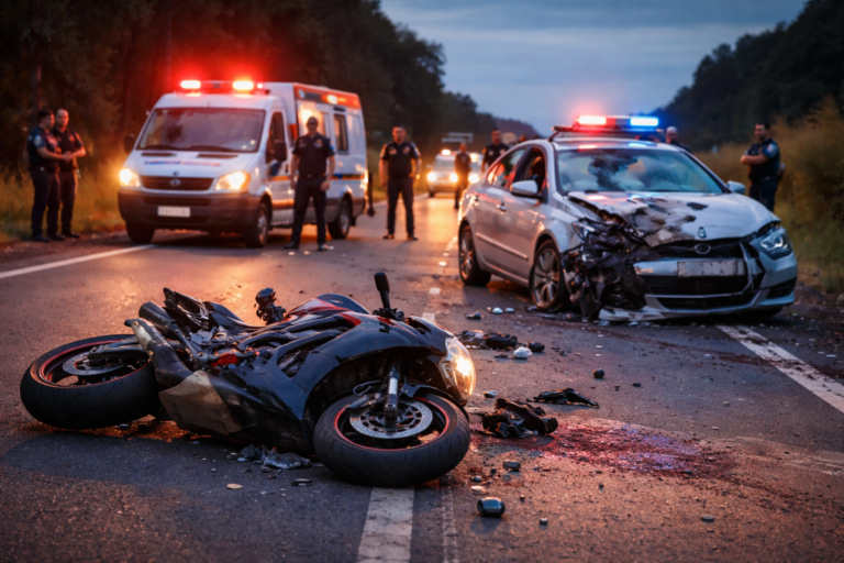 Imagem sem textos representando motocliclista 22 anos morre após acidente no Paraná