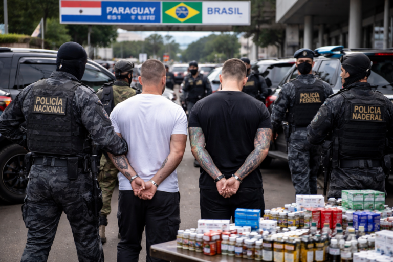 Representação dos chefes esquema falsificação anabolizantes sendo entregues no Paraná