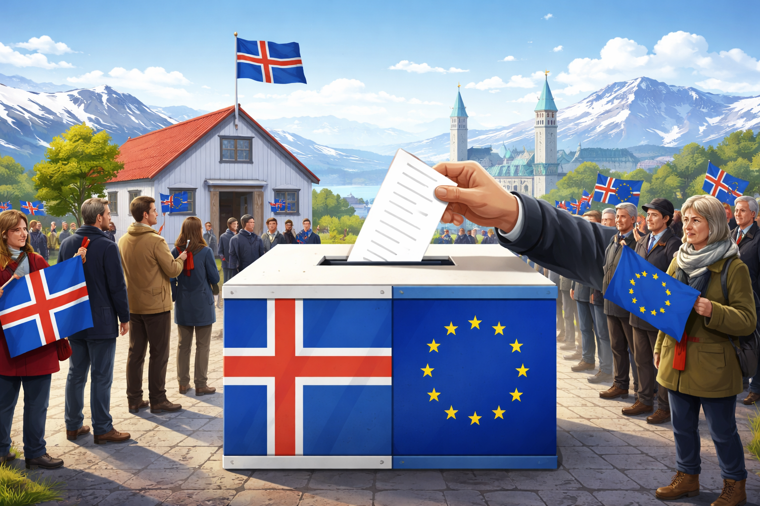 Imagem representando Islândia vota referendo retomada para entrada na UE