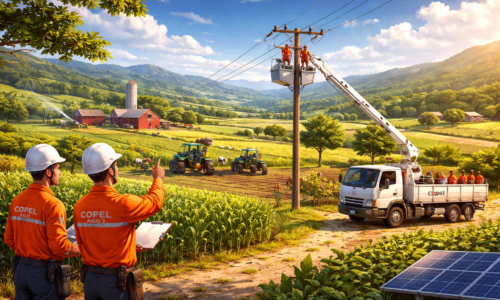 Imagem representando Copel Agro supera 100 mil atendimentos e suporte energético no campo