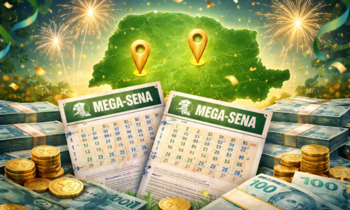 Imagem ilustrativa da Mega sena duas apostas premiadas na quina do concurso 3051