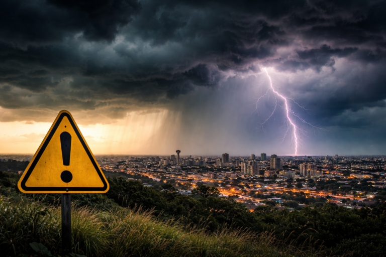 Imagem representando Inmet mantém dois alertas de temporal para Cascavel nesta segunda-feira