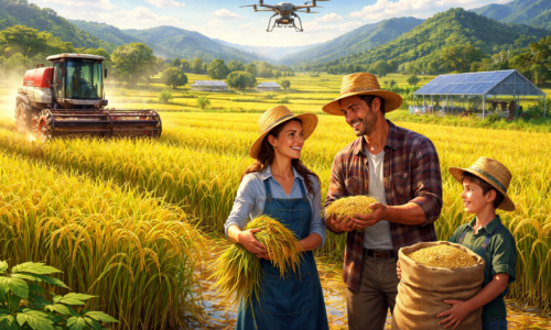 Imagem que representa o Plano Safra impulsiona avanços na produção de arroz no Sul